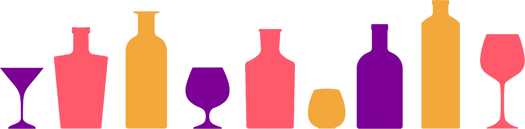 Verres et bouteilles emblématiques de cocktails, de gin, de whisky et de cognac, scellés par des bouchons en cork bio de Portuliège & J.A.BEIRA.